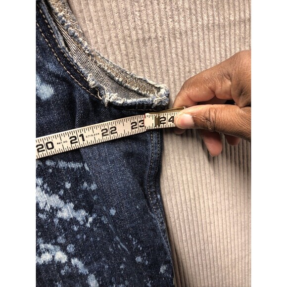 Levi Denim Sleeveless Vest Jacket Size XXL Bleached Stained Factory Destroyed - Picture 9 of 15